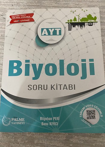 AYT Biyoloji Soru Kitabı Palme Yayınevi
