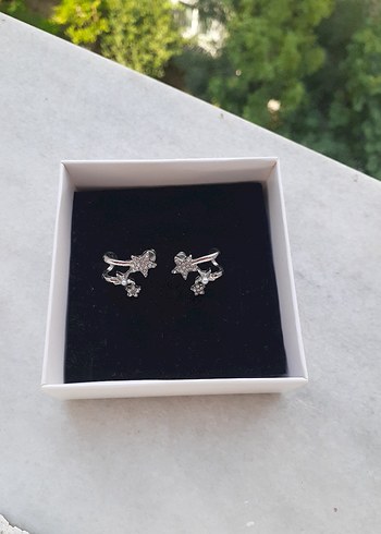 Beden vintage 2000's Parlak Yıldız Küpe