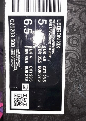 LeBron XIX Mor Basketbol Ayakkabısı - Görsel 4