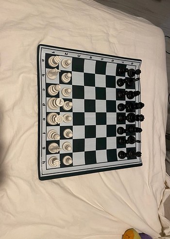 Beyaz-Siyah Satranç Takımı - Görsel 2