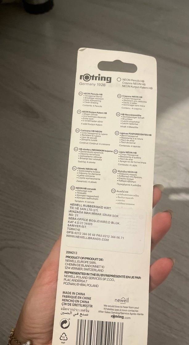 rOtring Renkli 4'lü HB Kurşun Kalem Seti - Görsel 2