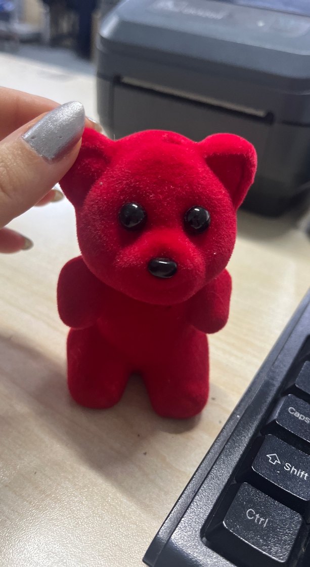 Küçük Kırmızı Ayıcık sert sünger - Görsel 2