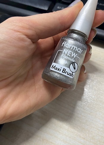 Formar Gri Oje Yeni Formül Maxi Fırça - Görsel 2