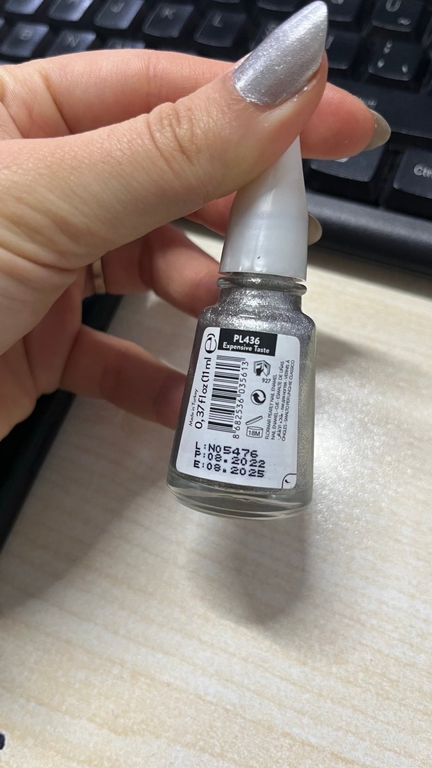 Formar Gri Oje Yeni Formül Maxi Fırça - Görsel 3