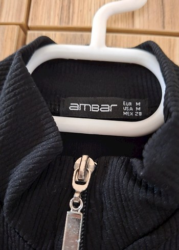 Siyah Mini Fermuarlı Kadın Ceket - Görsel 2