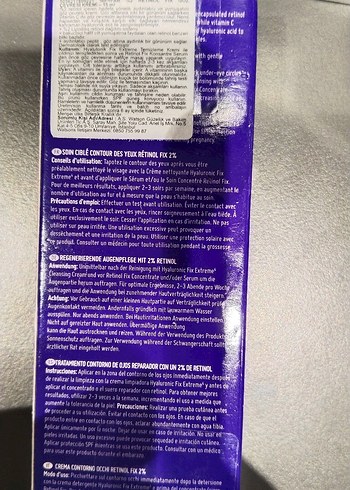 Diğer NIP+FAB 2% Retinol Göz Kremi 15 ml