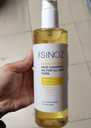 SiNOZ Yüz Temizleme Yağı Tüm Cilt Tipleri