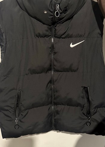 Siyah Nike Fermuarlı Yelek - Görsel 3