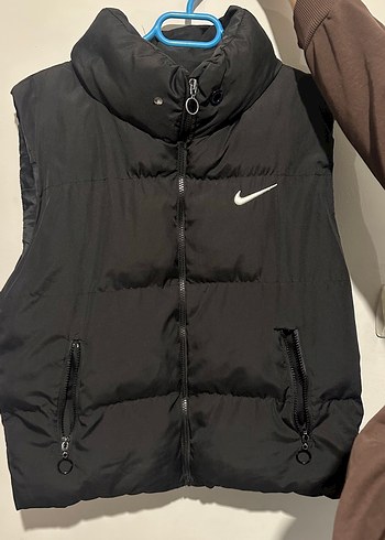 Siyah Nike Fermuarlı Yelek - Görsel 2