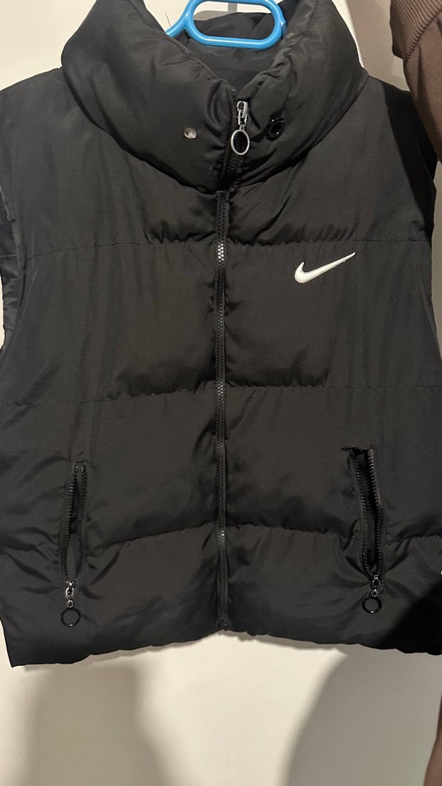 Siyah Nike Fermuarlı Yelek - Görsel 3