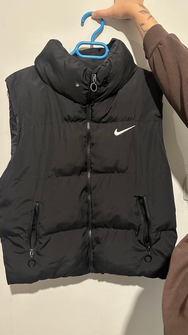 Siyah Nike Fermuarlı Yelek - Görsel 2