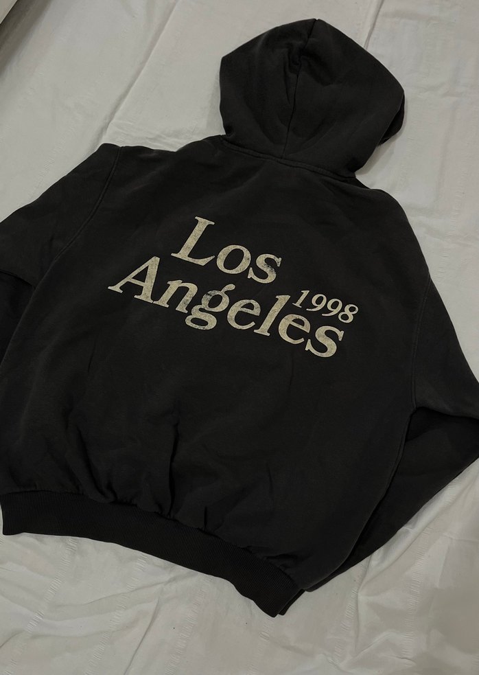 Bershka Siyah Kapüşonlu Sweatshirt — görsel 4/5