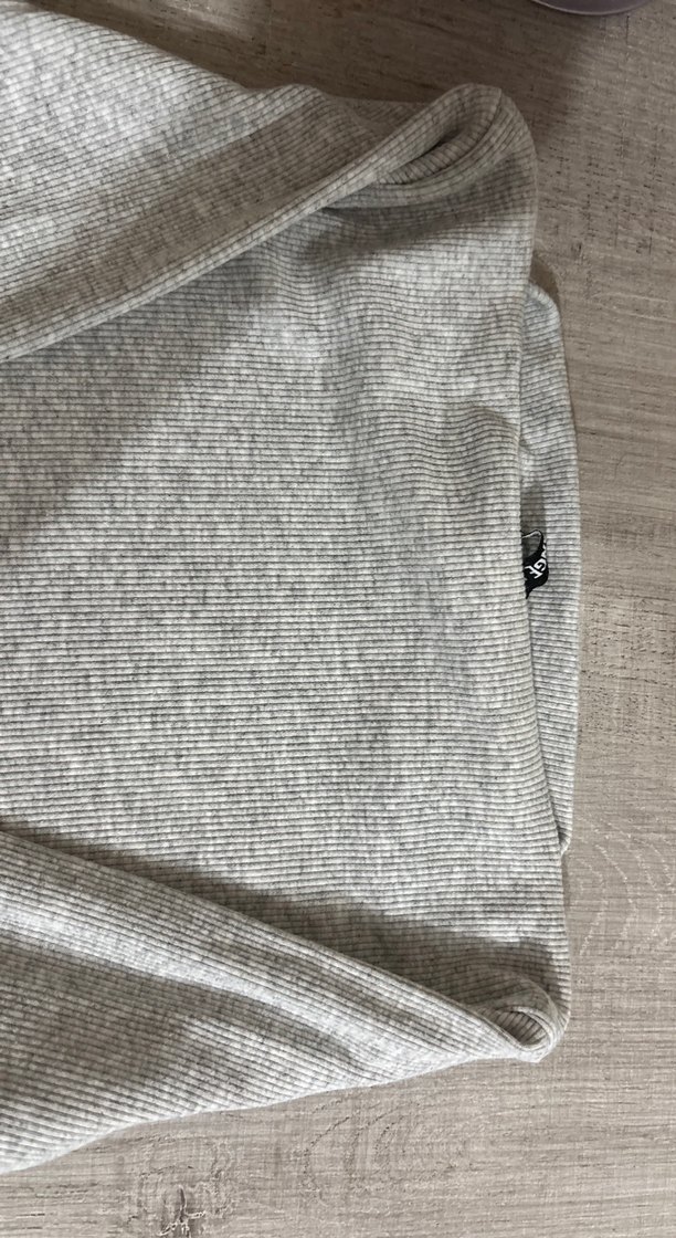 Gri Kadın Uzun Kollu Bluz - Görsel 2