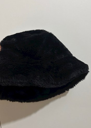 Siyah Kadın Kürklü Şapka - Görsel 2