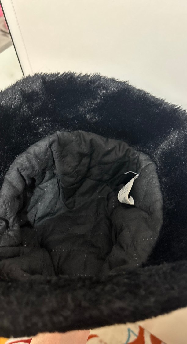 Siyah Kadın Kürklü Şapka - Görsel 3