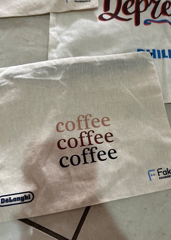 Baskılı Beyaz Kadın Bez Çanta 4 portvoy 1 el çantası 5 tane - Görsel 2