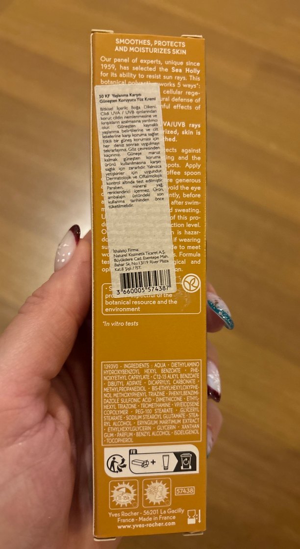 Yves Rocher Solaire Anti-Aging Yüz Kremi SPF 50 - Görsel 3