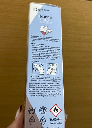 Rexona Clinical Protection Kadın Deodorant 96H - Görsel 3