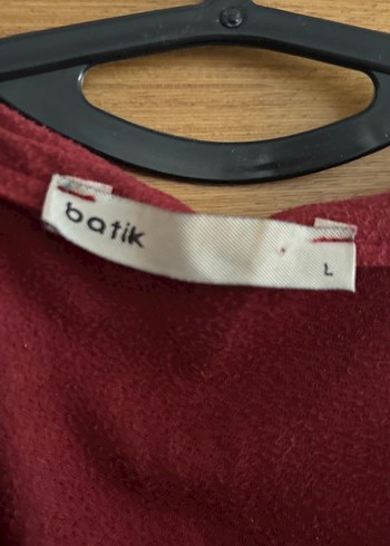 Bordo Midi Bohem Salaş Kadın Elbise - Görsel 4