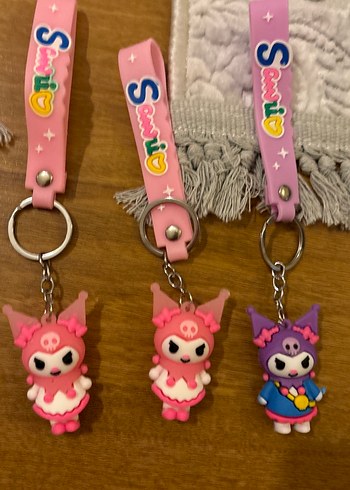 Renkli Püsküllü Bohem Kadın Anahtarlık - Görsel 3