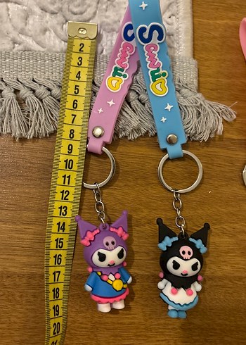 Renkli Püsküllü Bohem Kadın Anahtarlık - Görsel 4