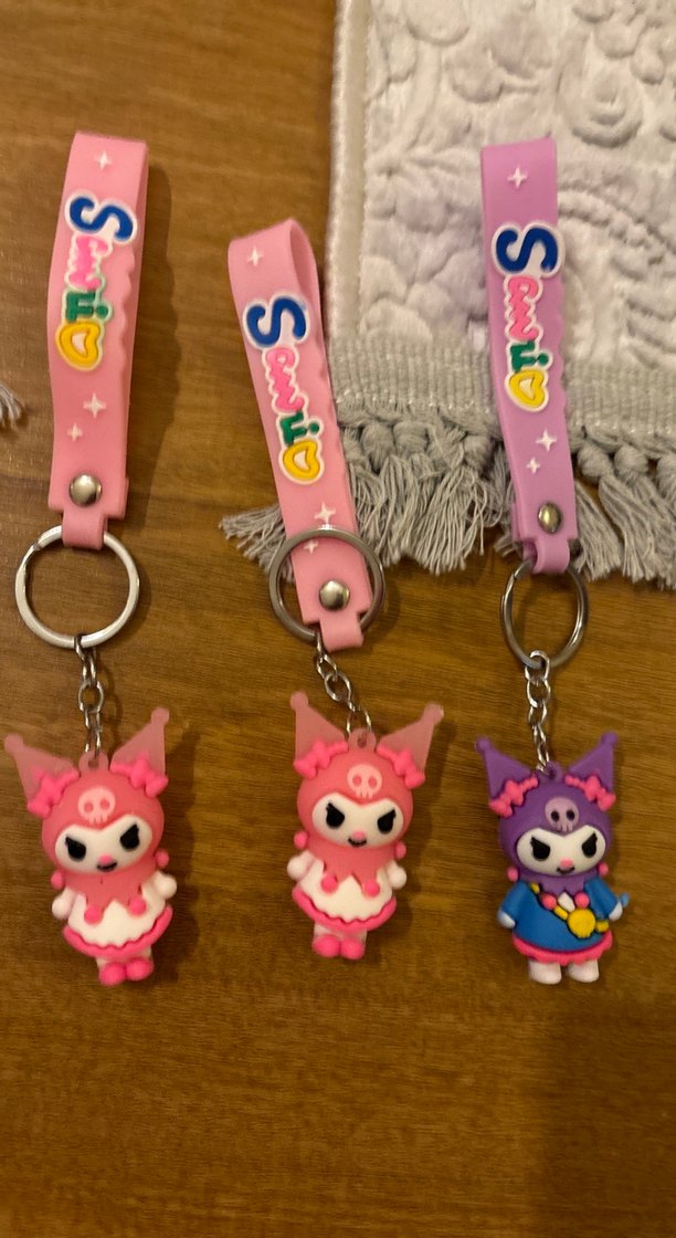 Renkli Püsküllü Bohem Kadın Anahtarlık - Görsel 3