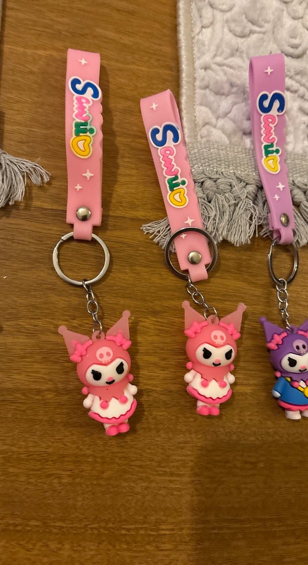 Renkli Püsküllü Bohem Kadın Anahtarlık - Görsel 5