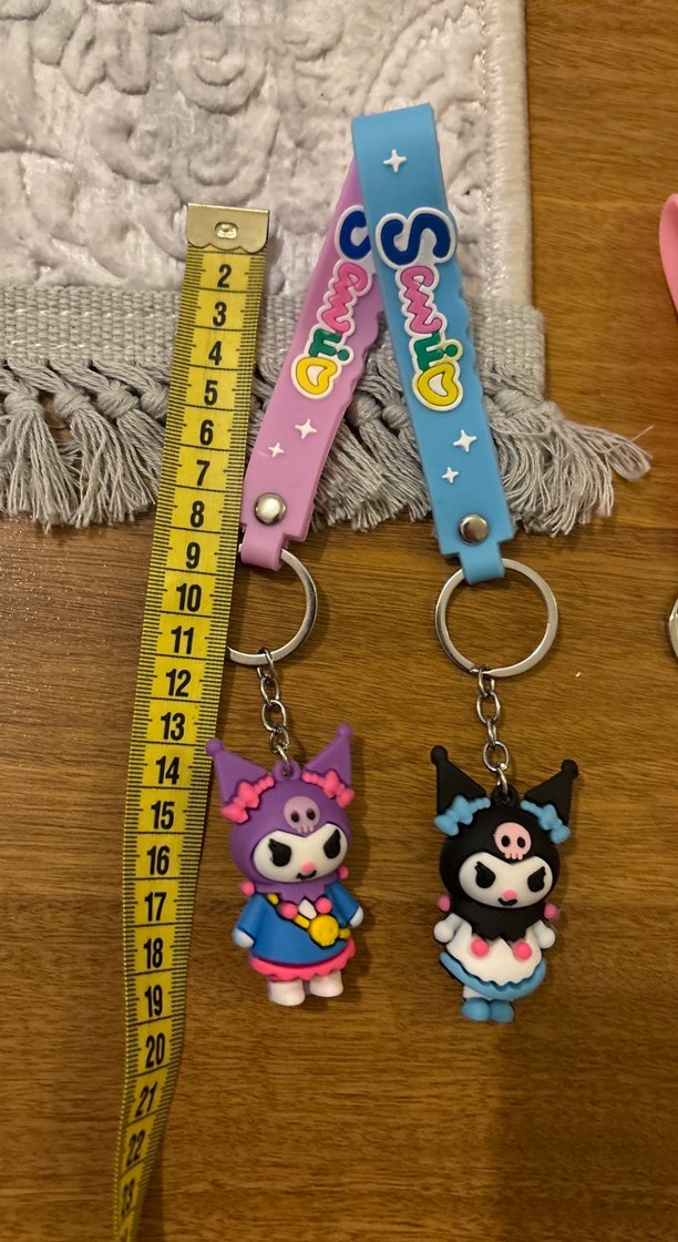 Renkli Püsküllü Bohem Kadın Anahtarlık - Görsel 4