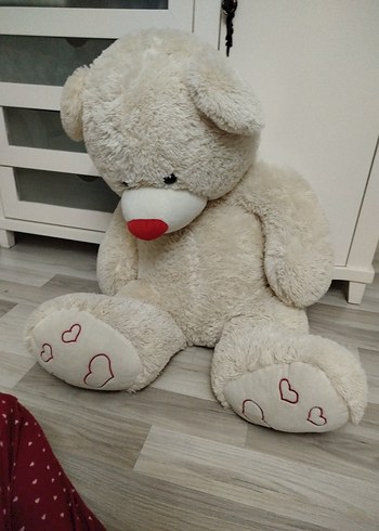 Beyaz Peluş Ayıcık Oyuncak - Görsel 4