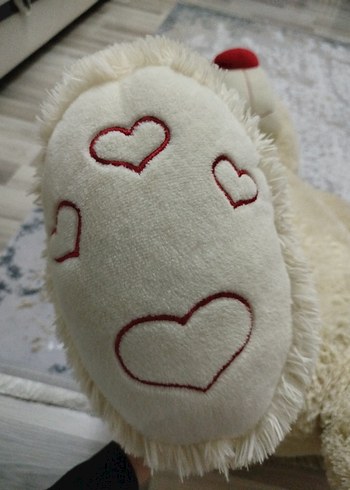 Beyaz Peluş Ayıcık Oyuncak - Görsel 2