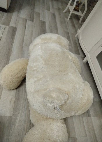Beyaz Peluş Ayıcık Oyuncak - Görsel 3