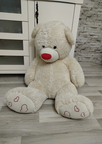 Beyaz Peluş Ayıcık Oyuncak - Görsel 5