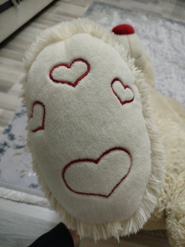 Beyaz Peluş Ayıcık Oyuncak - Görsel 2