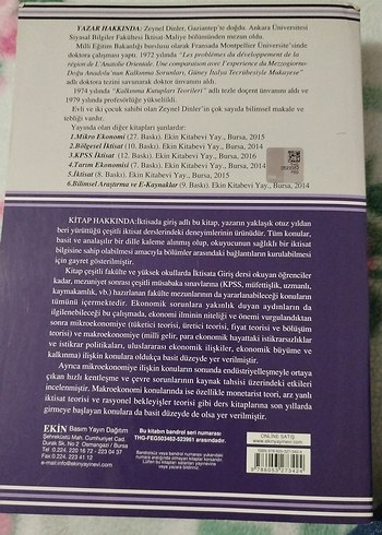 İktisada Giriş - Prof. Dr. Zeynel Dinler - Görsel 3