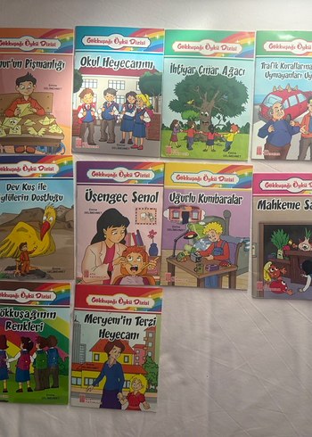 Çocuklar için 10 Gökkuşağı Öykü Dizisi Kitabı