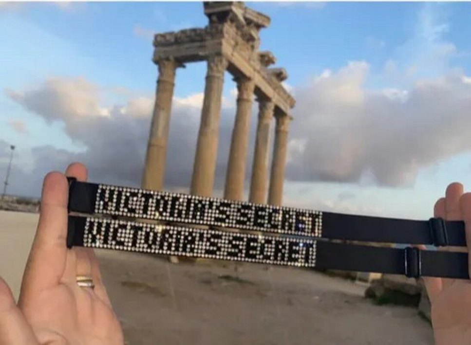 Vs taşlı sütyen askısı - Görsel 4