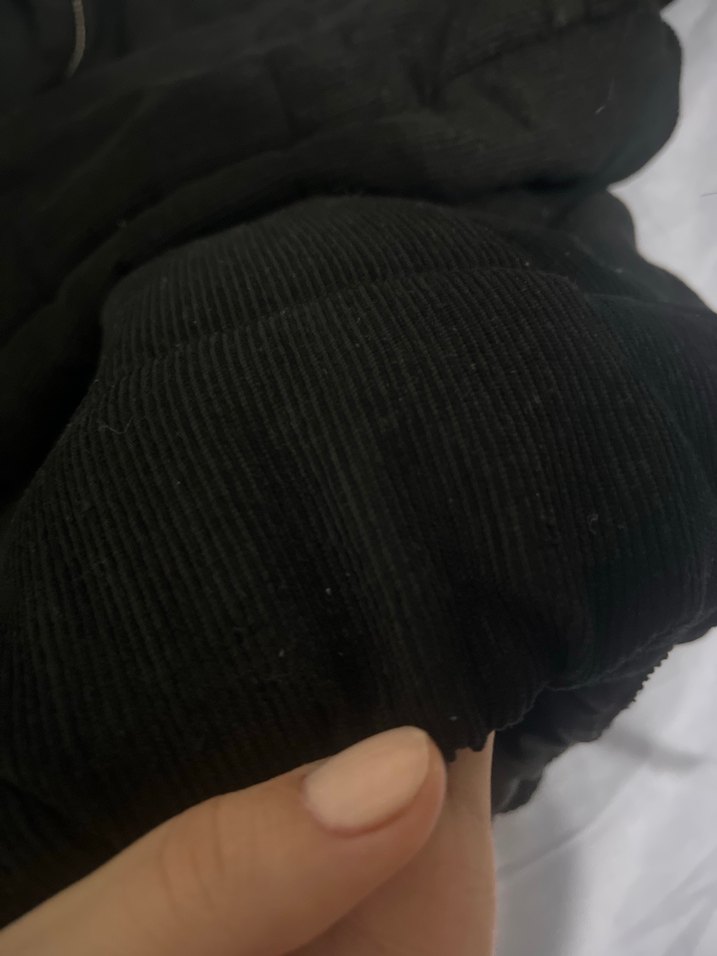 Siyah Fermuarlı Yüksek Yakalı Kadın Mont - Görsel 5