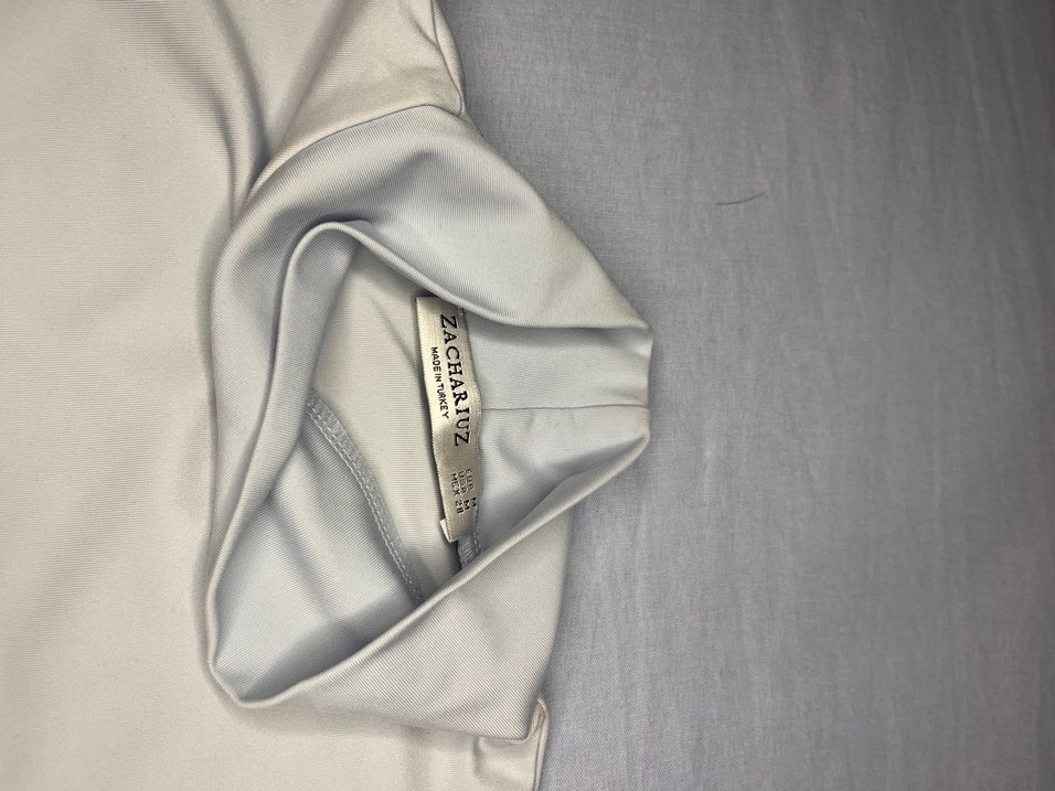 Bebek mavisi  Boğazlı Atlet - Görsel 2