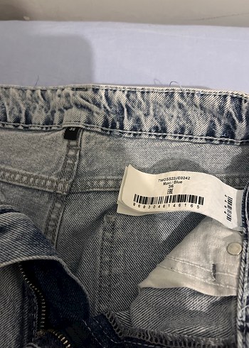 Açık mavi buz mavisi kadın Boy Jean - Görsel 3