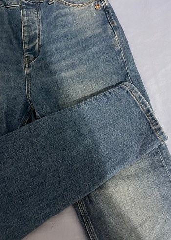 Gri Mavi Kadın Denim Pantolon - Görsel 2