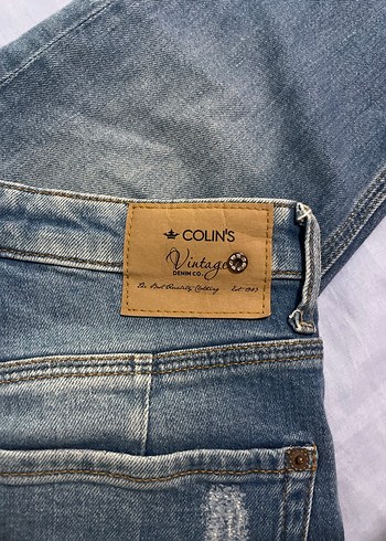 Gri Mavi Kadın Denim Pantolon - Görsel 4