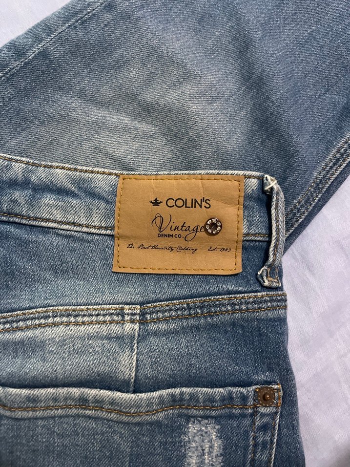 Gri Mavi Kadın Denim Pantolon - Görsel 4