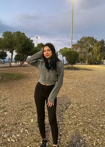 Addax Düz Siyah Midi Spor Tayt