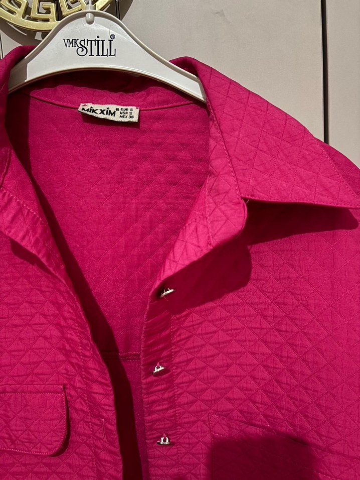 Düğmeli Kadın kapitone ceket - Görsel 2