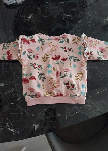 LC Waikiki Pembe Baskılı Bebek Kız Eşofman Takımı