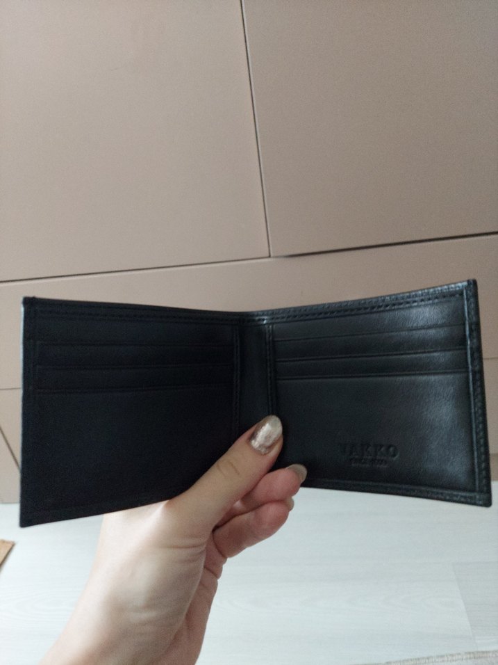 Vakko Siyah Deri Erkek Cüzdanı - Görsel 3