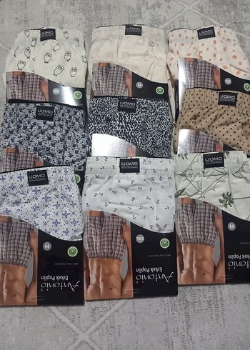 Erkek Çok Renkli Baskılı Kısa Boxer