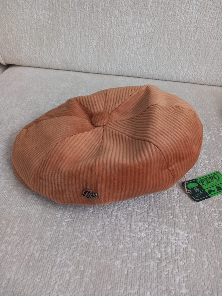 kadife erkek sapka - Görsel 2