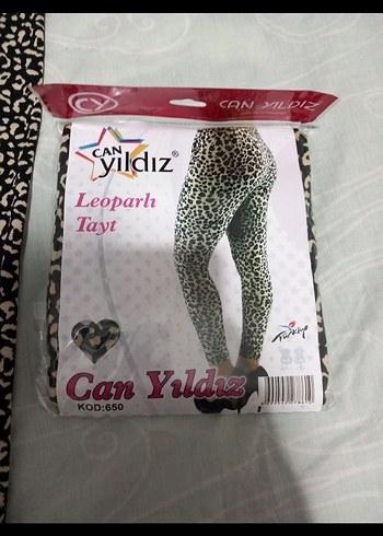 Leopar Desenli Kadın Tayt Can Yıldız - Ana görsel