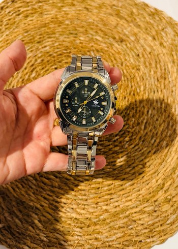 U.S Polo Assn. Klasik Erkek Altın Renkli Saat